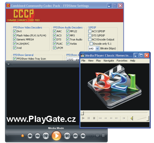 Odkaz ke stažení : http://playgate.cz/driver/Combined-Community-Codec-Pack-2008-09-21.exe