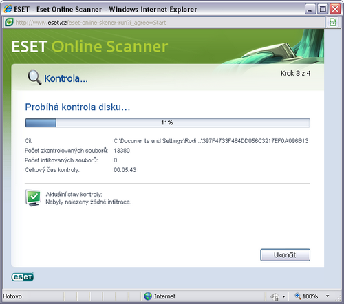 ESET On-line Scanner Antivir